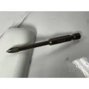 (店+)5MM 3/16 4.8MM六角頭十字刃鍍鈦三角鑽 玻璃鑽 磁磚鑽 拋光磚鑽尾 六角萬用鑽頭 磁磚鑽頭 拋光磚鑽頭