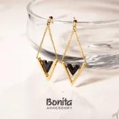 【Bonita】【銅針】三角幾何  垂墜式/ 耳針/耳環【700-9181】任選三件NT$290