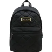 【MARC JACOBS】黑色菱格紋尼龍輕量大款後背包