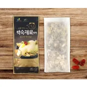 [岡山百年老店舖-啟豐碾米工廠]精選商品-韓國韓方人蔘雞湯材料包100g 現貨