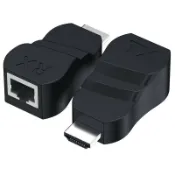 淘好物百貨店 hdmi轉網線轉接頭 rj45延長器CAT-5e/6轉HDMI高清30米信號放大器