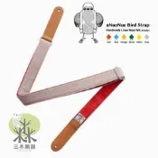 【三木樂器】aNueNue 窄版 細鳥背帶 鳥吉他背帶 吉他背帶 烏克麗麗背帶 肩帶 貝斯 烏克麗麗 羊毛氈麻布 桔紅
