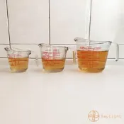 【Daylight】現貨-美國製耐熱Anchor安佳強化玻璃量杯/刻度料理杯/烘焙用具/可微波/烤箱/烘培用