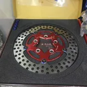 Far sa 浮動碟 碟盤 鈦螺絲  260mm 260 jet s 紅色