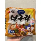 韓國🇰🇷農心小浣熊昆布烏龍麵 香辣/爽口 5包入