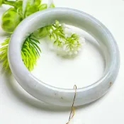 (店+)【玉我翡翠】撒紅翡 特色玉鐲 61.6mm/附陸証 A18425 緬甸A貨翡翠【玉我翡翠】