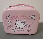 HELLO KITTY 手提硬殼旅行化裝箱 手提行李箱 14吋化妝箱 硬殼包  新品