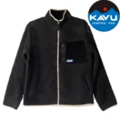 台北山水戶外用品專門店 特價優惠 Kavu Wayside 男款 刷毛外套/抓毛絨外套 5209-20 黑色
