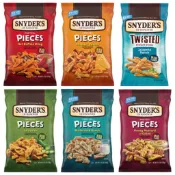 🇺🇸美國Snyder’s pretzels 史奈德蝴蝶餅起司 蜂蜜芥末洋蔥水牛城雞翅‼️當天寄出‼️ 追劇必備 低消2包