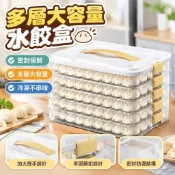 【多層大容量】水餃盒 餃子盒 冷凍專用 冰箱收納 餛飩盒 密封盒 保鮮盒 速凍水餃 廚房收納 多層收納 食品密封保鮮