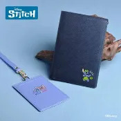 史迪仔  Stitch 限量版 客製化刻字 RFID皮革護照套 (4色)
