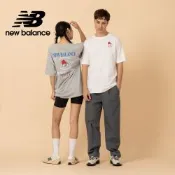 【New Balance】波士頓龍蝦捲短袖上衣_男性_灰色_MT61Y1F6AG
