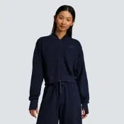 ADIDAS 愛迪達 阿迪達斯 女 外套 運動外套-藍色 W ALL SZN L JKT-IW1031