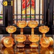 時尚家居 免運/附發票 公司貨 【燈座】琉璃蓮花燈座 酥油燈座 油燈座 神桌燈 神明燈座 佛燈座 佛前供燈傢用酥油燈燈盞供奉菩薩蠟燭臺工廠現貨直銷 售後保障 店長推薦 5s12230