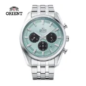 ORIENT 東方錶 Quartz Sports系列 太陽能跑馬計時腕錶 鋼帶款 藍色 RA-TX0304L - 40.0 mm