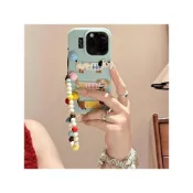 (店+)萌化少女心!刺繡臘腸狗荔枝紋殼 適配 iPhone 15/16promax/17 防摔耐髒 手機殼 行走的小熱狗超吸睛