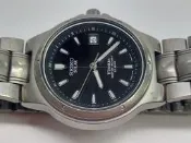 SEIKO 精工 鈦金屬光動能腕錶 螢光 輕盈 35mm 品項良好