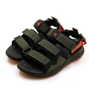 【DIADORA】男 迪亞多那 可調三絆織帶時尚運動涼鞋 都會漫遊系列(綠黑橘 71901)
