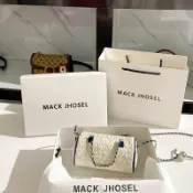 【巴黎精品】現貨+預購 真牛皮側背包真皮革單肩背包托特包手提包隨身女包包-皺褶圓筒包鍊條側背p1av71
