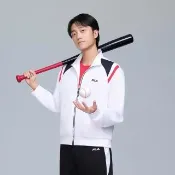 【FILA】男排汗快乾外套-白色(1JKA-1709-WT)