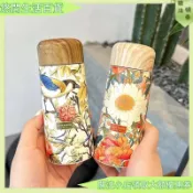 台灣出貨 免運 百貨 生活 居家日韓 180ml創意迷你不銹鋼316保溫瓶帶木蓋便攜可愛口袋保溫瓶旅行不倒翁批