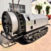遙控履帶式風送打藥機人機分離果園大棚小型噴霧器 農用噴藥車 運費詢問客服）