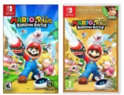 【艾達電玩】全新現貨 NS Switch 瑪利歐 + 瘋狂兔子 王國之戰 初版 黃金版 中文版