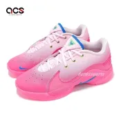 Nike 籃球鞋 LeBron XXII SN GS I Promise 大童 女鞋 粉紅 藍 LBJ HV8617-600