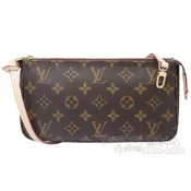 LV M40712 經典Monogram 拉鍊手拿/麻將包