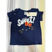 全新商品 HANGTEN 三麗鷗 HELLO KITTY 短袖上衣 女童 中童 正版授權 童裝 T恤 夏季上衣