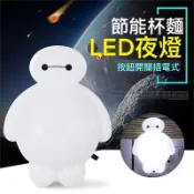 大英雄天團 杯麵 LED小夜燈 小夜燈 插電 床頭燈 白光 造型夜燈 寶寶夜燈 生日禮物 交換禮物 禮物
