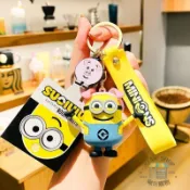 現貨 禮物 🍌正版授權卡通 生肖 小小兵 MINIONS 小黃人 鑰匙扣 神偷奶爸 公仔 汽車鑰匙鏈圈 情侶 鑰匙圈