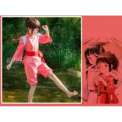 ♥萌妞朵朵三店♥兒童/成人神隱少女小千角色扮演服/千尋COS服套裝 小白龍 演出cosplay服裝 小千衣服萬聖節聖誕節