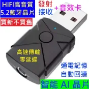 🎧Hi-Fi音質5合1🔥一機多用👉USB➕AUX🏆藍牙接收器➕藍牙發射器➕電腦音效卡🥇台灣NCC認證⚡老車救星藍牙播放