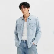 【LEVIS】Workwear 工裝系列 男款 長袖襯衫 牛津領 牛仔襯衫 上衣 熱賣單品 003KW-0002