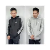 (店+)【adidas 愛迪達】經典三線 內刷毛 帽T 長袖