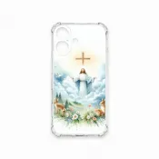 (店+)【TRON】TRON iPhone 16 耶穌水彩 四角防摔 軟殼 手機殼