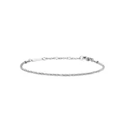 DW Daniel Wellington Twisted Chain優雅奢華銀色手鍊-DW00400558