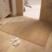 新川 入戶玄關地墊100*100cm 日式茶室地毯 進門蹭沙腳墊 耐髒耐磨可裁剪