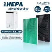 適用三菱MITSUBISHI MJ-EH150JT/EH190JT/EHV250JT 空氣清淨除濕機 抗菌HEPA 濾網