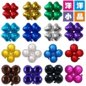 【洋洋小品 18吋四葉草鋁箔氣球-現貨】四葉草氣球 花朵氣球 氣球拱門 氣球支架 開幕氣球 開幕佈置 活動氣球 鋁膜氣球