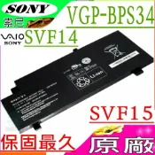 電池動力 SONY VGP-BPS34 電池(原裝)-索尼 VGPBPS34 Fit14 SVF14 SVF14A1M2E/S SVF1421AYCB SVF1421BYCB SVF1431AYCB Vaio Fit14 SVF14 Touch 觸控系列 SVF1431AYCW SVF14A15SCB SVF14A17SCB SVF14A18SCB SVF1521AYCW SVF14A15CW VGP-BPS34 VGP-BPL34 Vaio Fit15 Touch 觸控系列 SVF1521V2CB