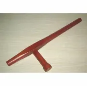 緹娜嚴選 tinaestore 【圓方青岡木T形拐-長51cm-主體直徑2.8-1對/套-1套/組】成對 T型拐棍 練習搏鬥 格鬥 自衛防身-56045