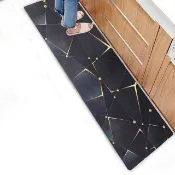 【巴芙洛】紓壓防滑皮革廚房地墊45x120cm(廚房長地墊/踏墊/防滑地墊/紓壓地墊/防水防油地墊)