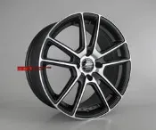 P-PAROTECH新款 五爪分岔 鋁圈式樣 17吋 7.5J 4X100 ET35/4X108 ET25 消光黑車面