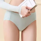 【SAVVY 莎薇】健康內褲-涼感 M-3L中低腰三角褲 AS3340C8(薄荷綠)