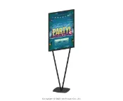 悅適影音教學導覽用品 PV-S11BK A1時尚V型 落地海報架 A1海報/落第海報架/展示牌/海報架/廣告牌/佈告板/活動看板