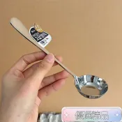 🌈好物推薦🌈勺子加深加厚家用平底平底螺螄粉勺子吃飯喝湯拌飯家用精緻ins風