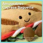 【樂森藥局】英國 Jellycat  Amuseables Caprese Baquette 法國長棍麵包三明治