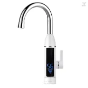 Toyutw)電熱水器水龍頭即熱式熱水器水龍頭速度熱水龍頭液晶數字溫度顯示加熱器水龍頭